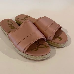 NWOB Sam Edelman Lars Slip On Satin Espadrilles 8